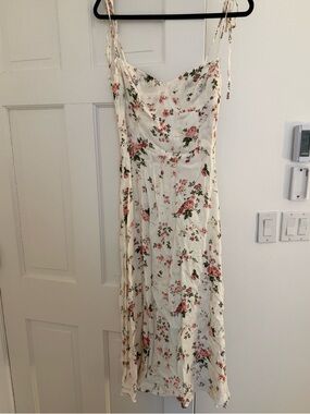 Reformation floral midi dress